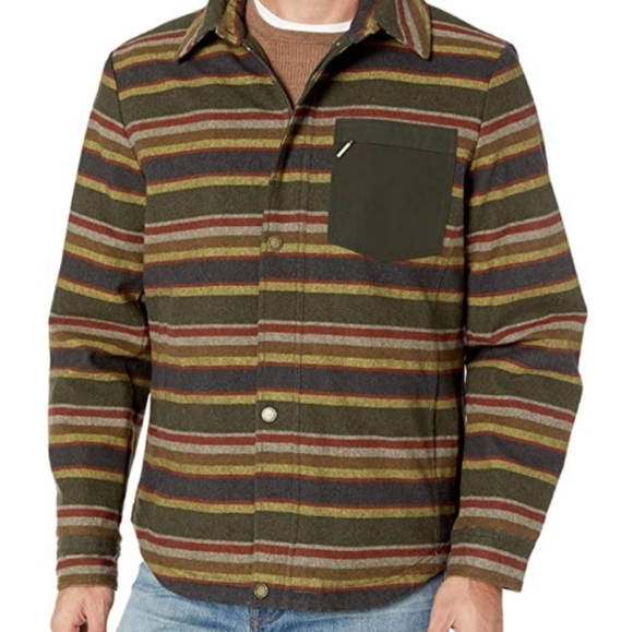 Pendleton Olive Stripe Coat Badlands National NWT - Picture 5 of 7